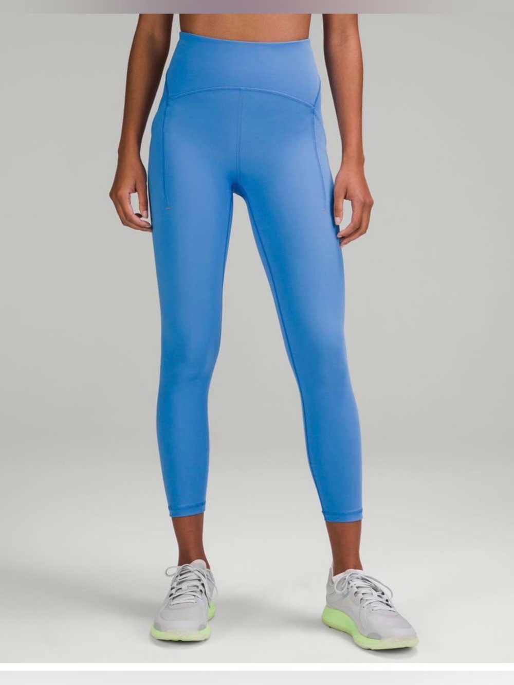 NWT Lululemon Power Thru High-Rise Tight 25" in Blue Nile— Womens 4